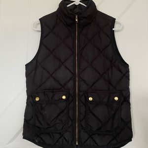 Black winter vest